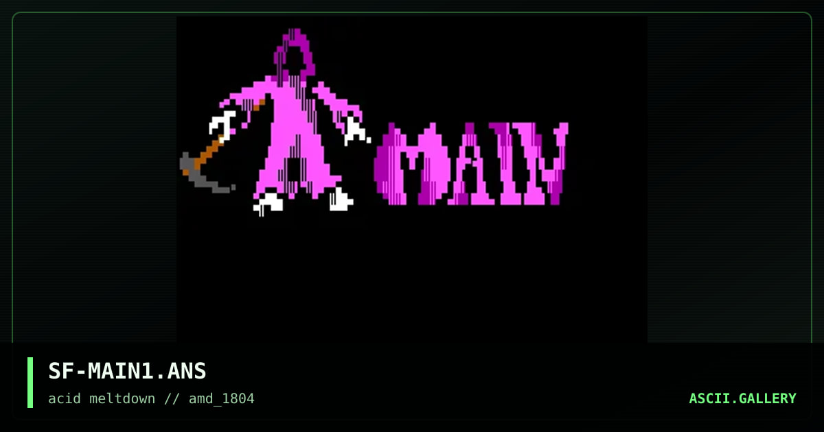 SF-MAIN1.ANS, by spitface, 1997