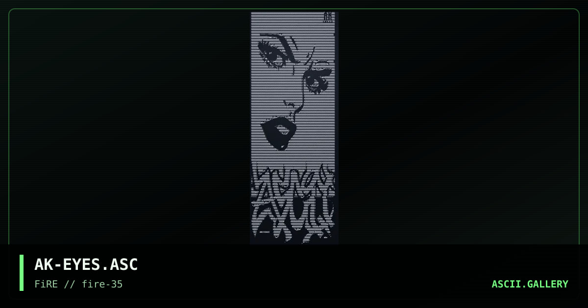ascii, by abstrakt, 2022