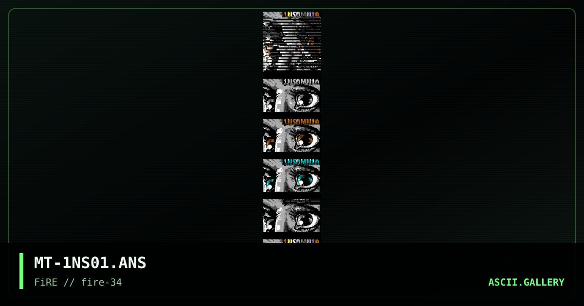 1NS0MN1A - intro and menu screens, by misfit, 2021