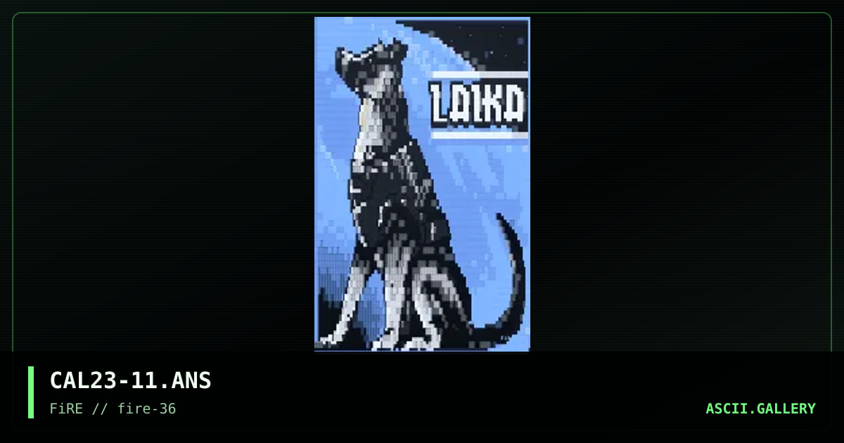 laika, by filth, 2023