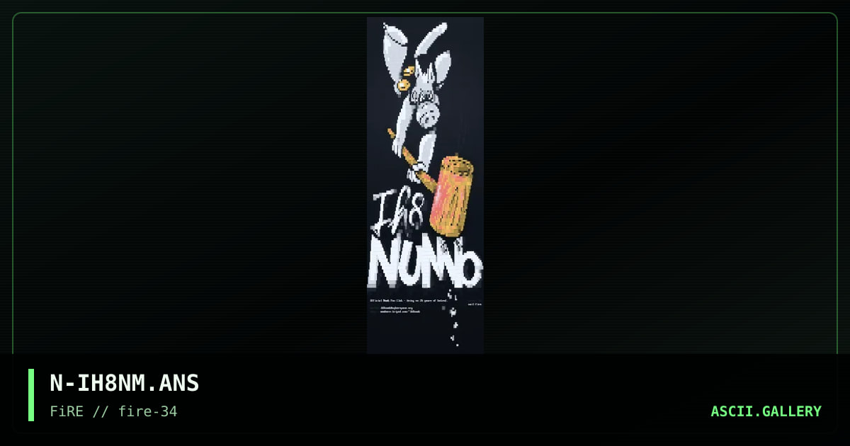 i hate numb, by nail, 2021