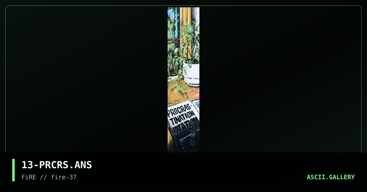 procrastination station, by ville, 2023