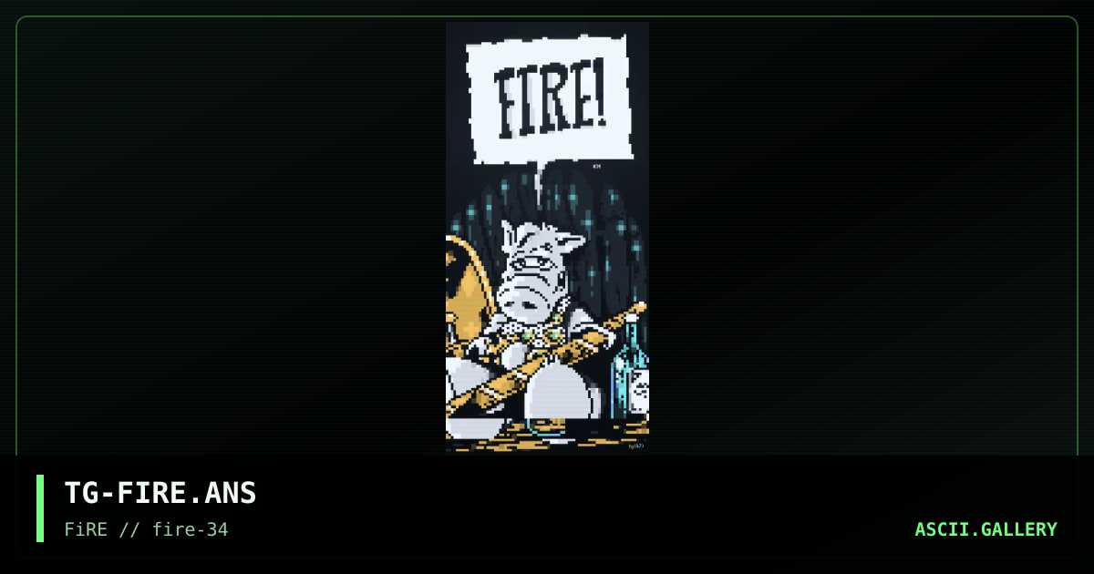 Fire #34 Promo, by toon goon, 2021