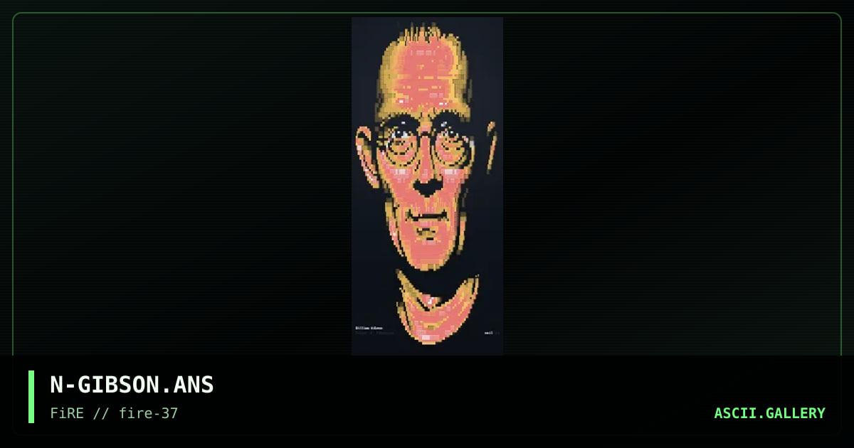 william gibson, by nail, 2023