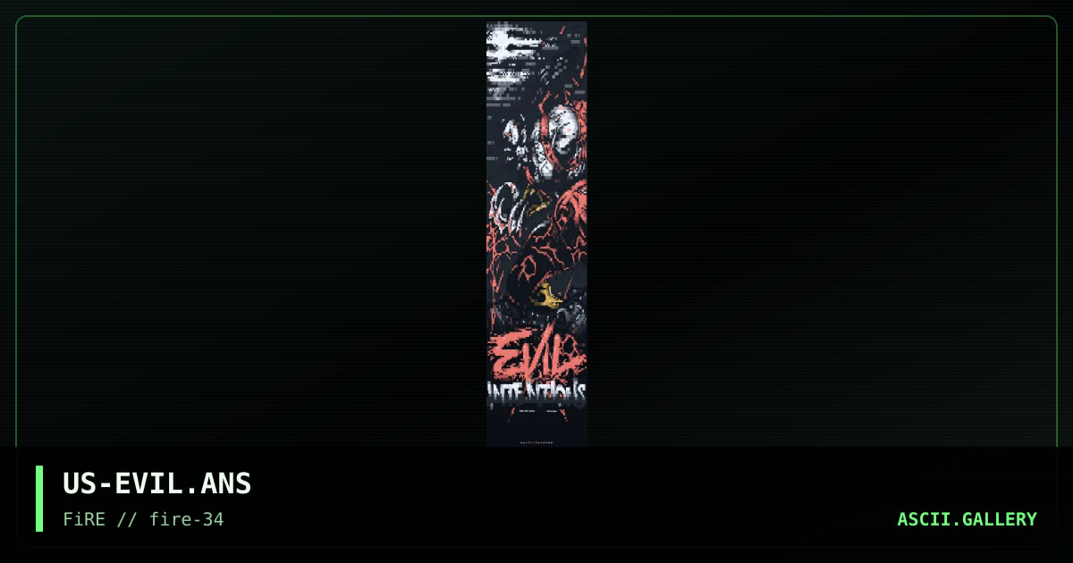 Evil Intentions, by nail, tainted, 2021