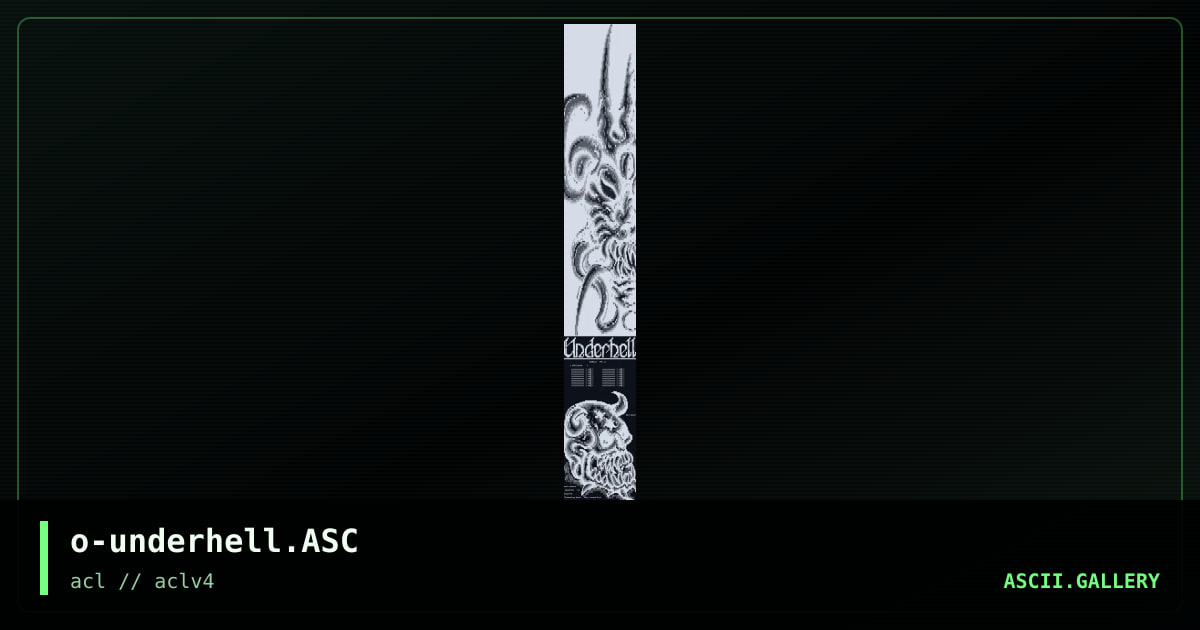o-underhell.ASC, by orzech, 2004