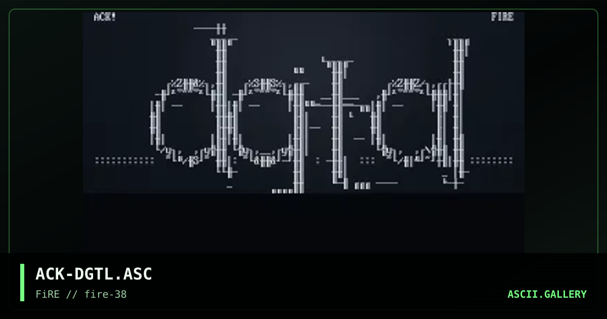 Digital, by arrogance, 2023
