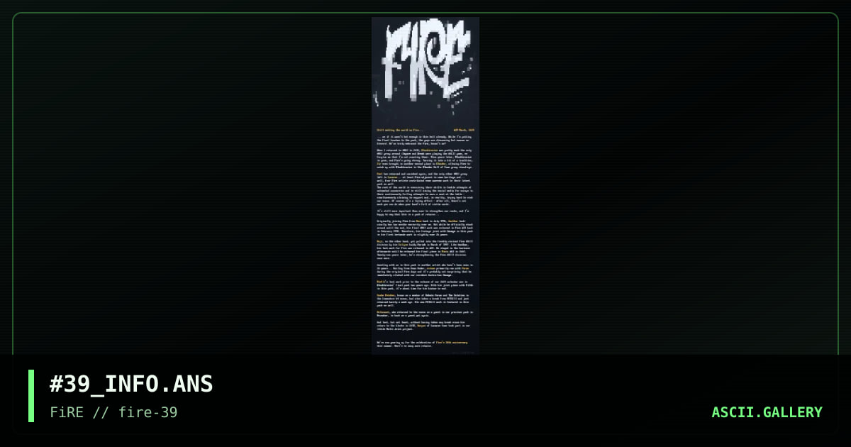 fire #39 info, by nail, 2024