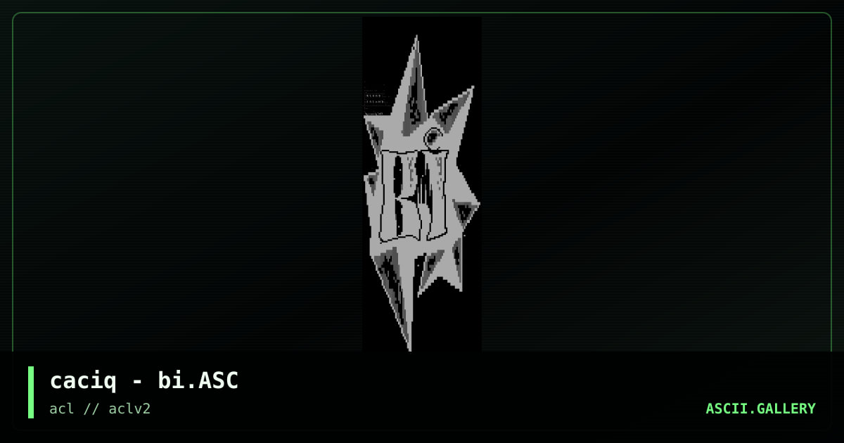 caciq - bi.ASC, by caciq, 2003