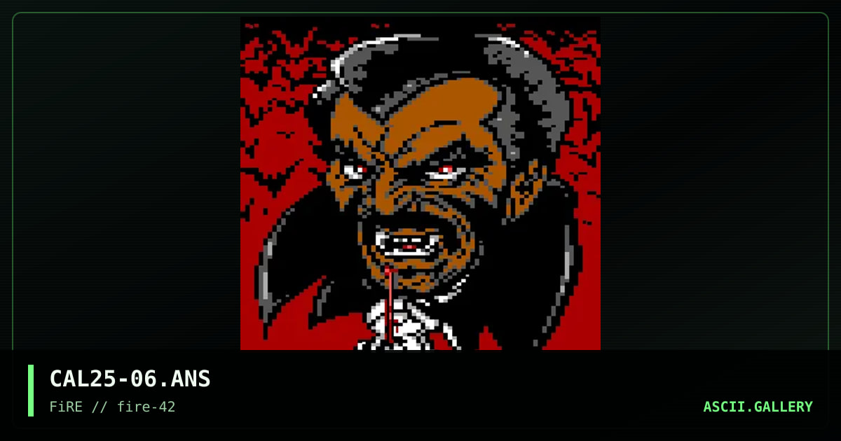 blacula, by toon goon, 2025
