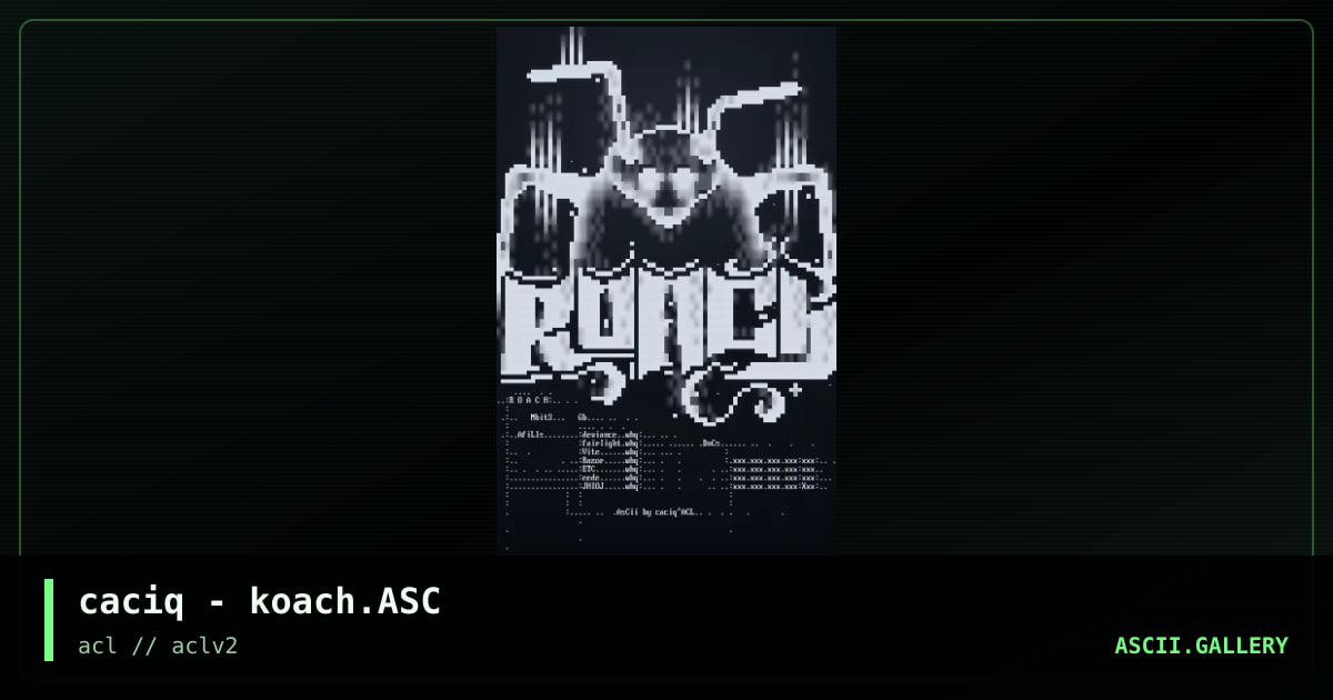 caciq - koach.ASC, by caciq, 2003