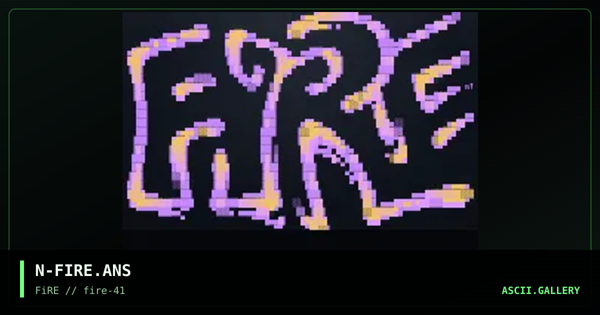 fire, by nail, 2024