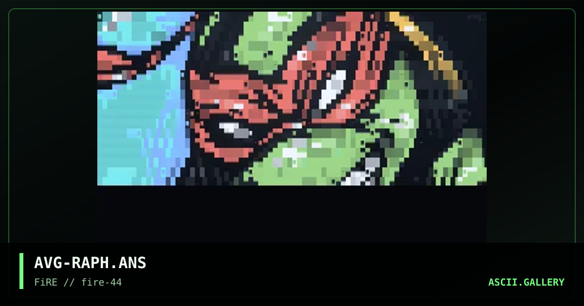 Raphael TMNT, by savage, 2025