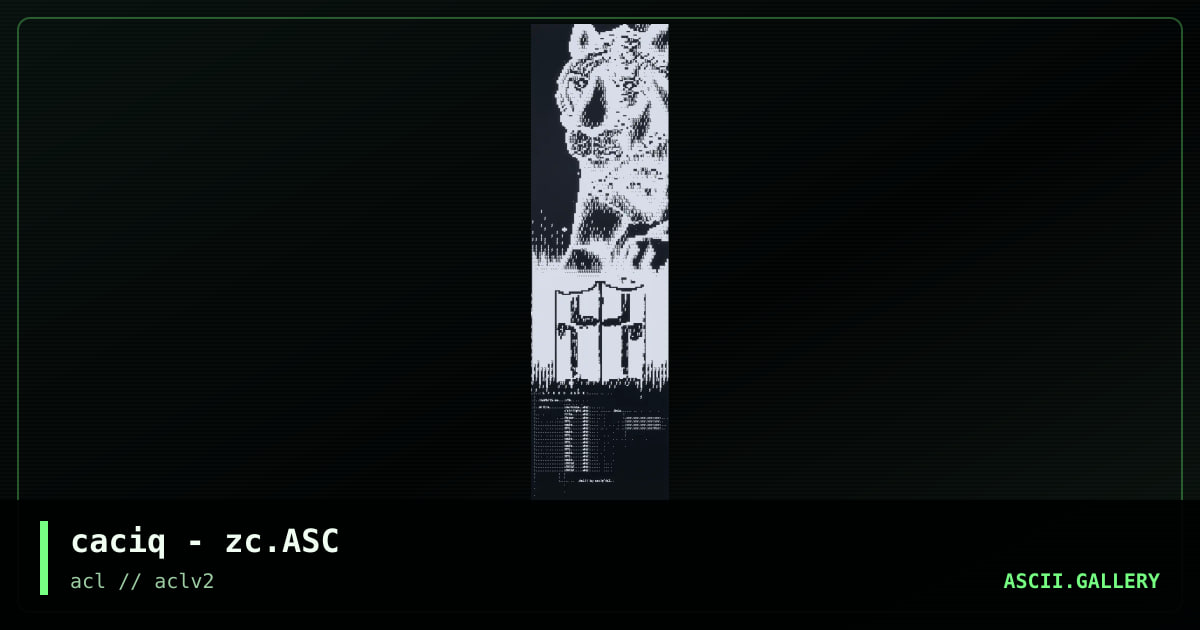 caciq - zc.ASC, by caciq, 2003
