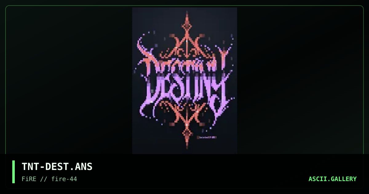 destiny, by tainted, 2025