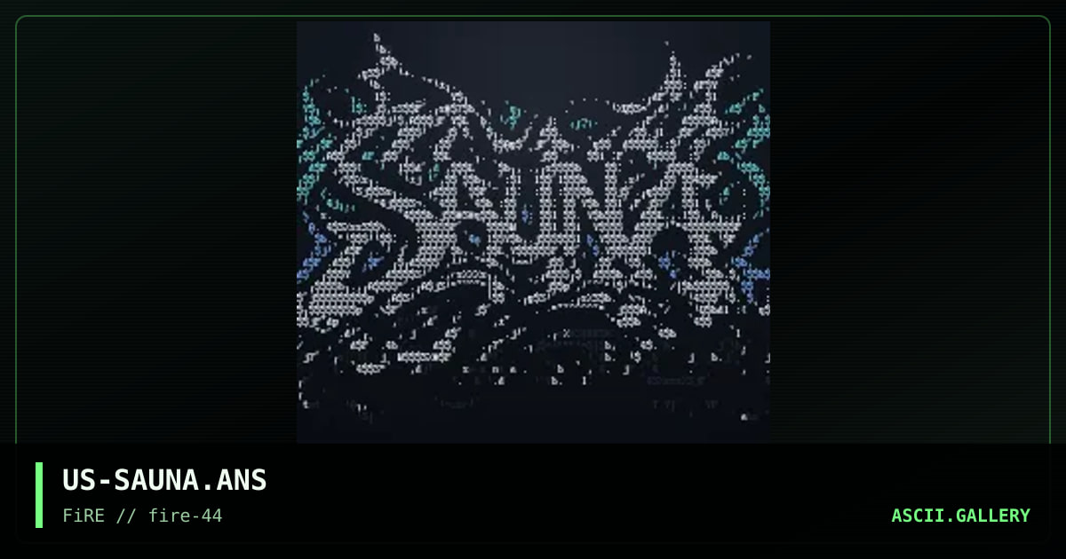 sauna, by tainted, abstrakt, 2025