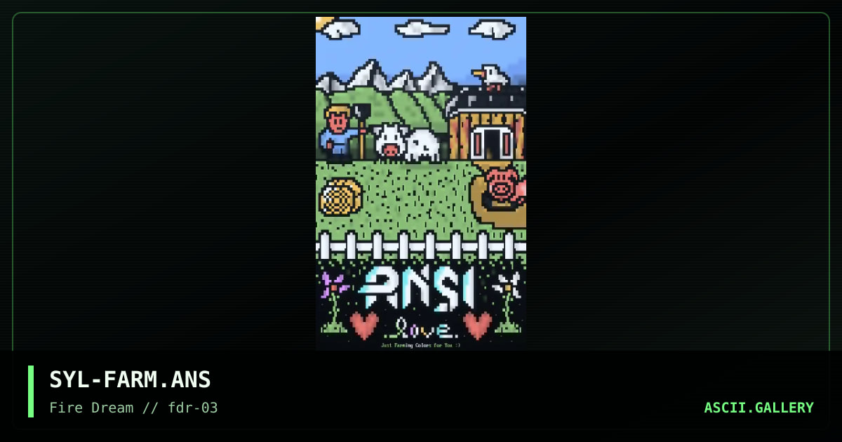 SYL-FARM.ANS, by sylvao, 2018