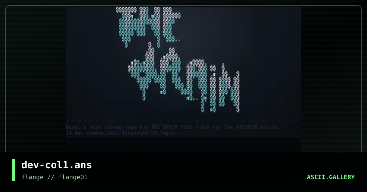 ansi.colly.one, by dev, 1998