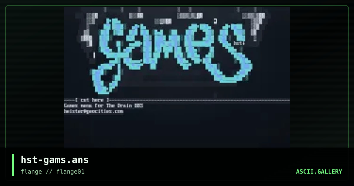 games.menu, by heister, 1998