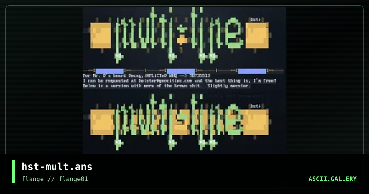 multi.line.menu, by heister, 1998