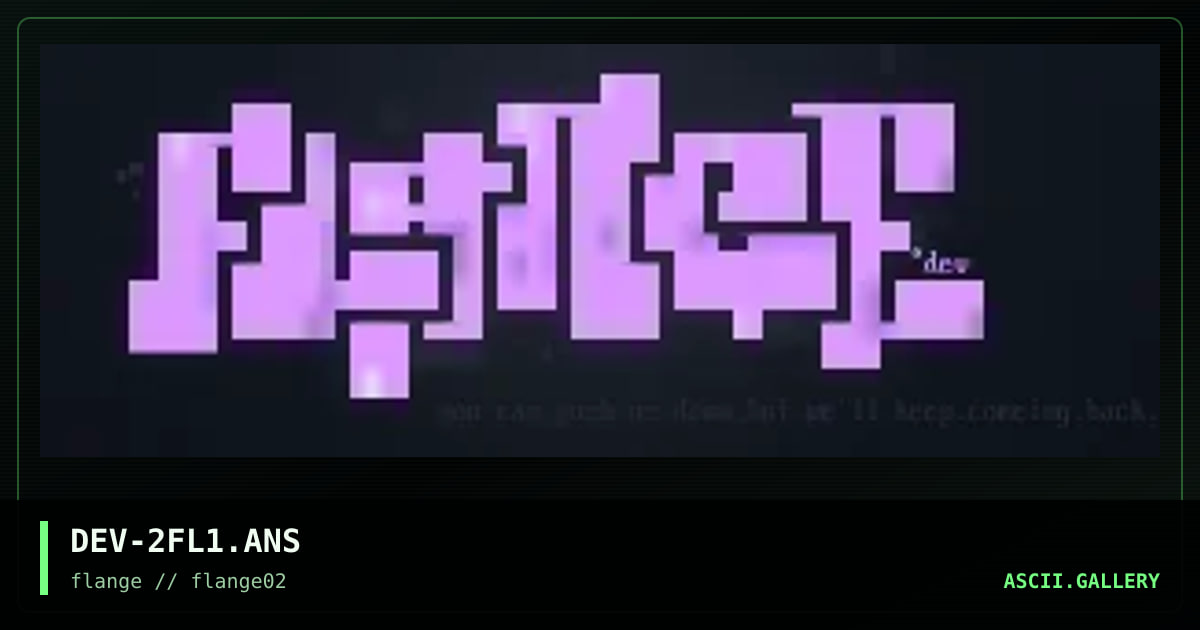 DEV-2FL1.ANS, by dev, 1998