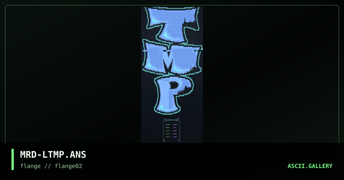 MRD-LTMP.ANS, by mr d, 1998