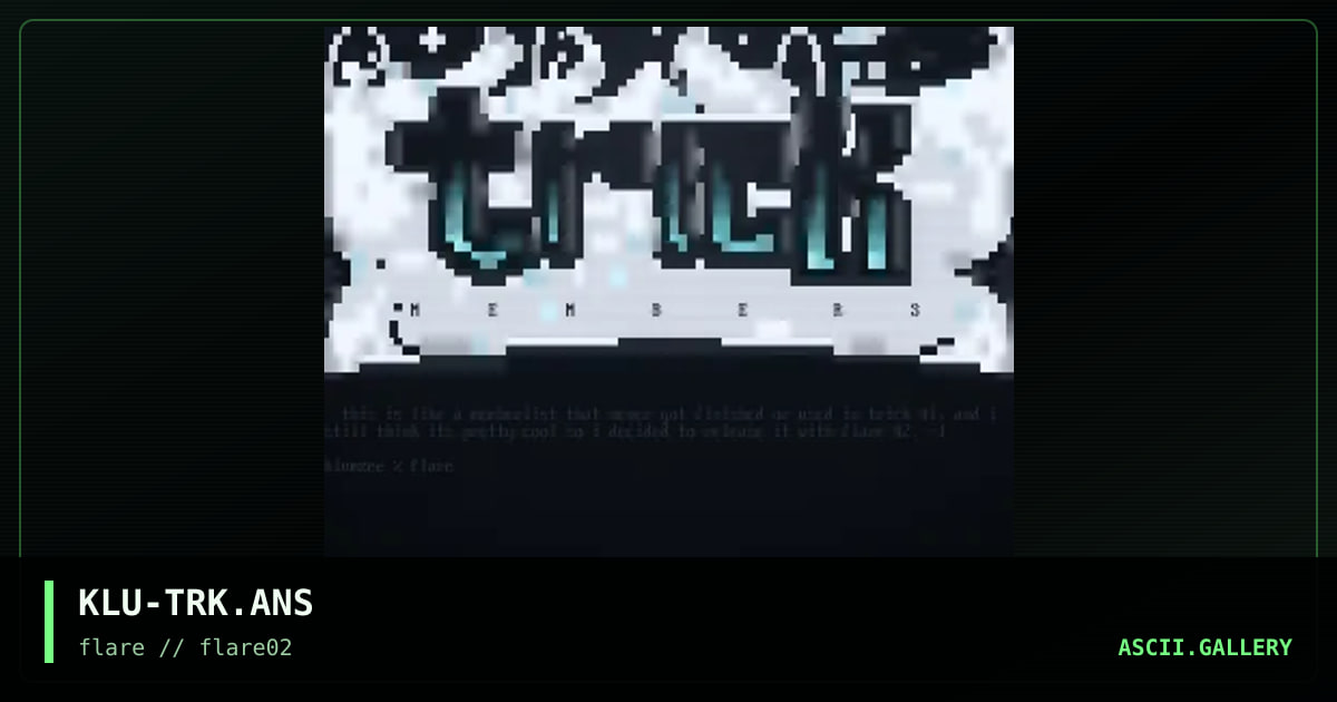KLU-TRK.ANS, by klumzee, 1998