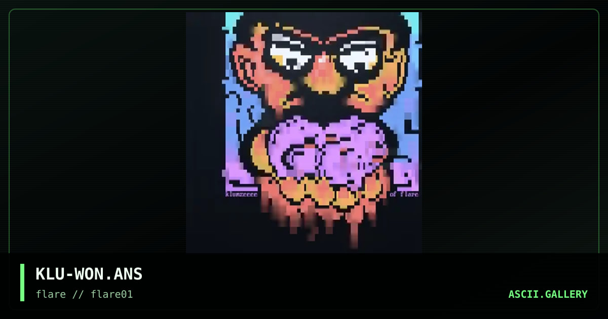 KLU-WON.ANS, by klumzee, 1998
