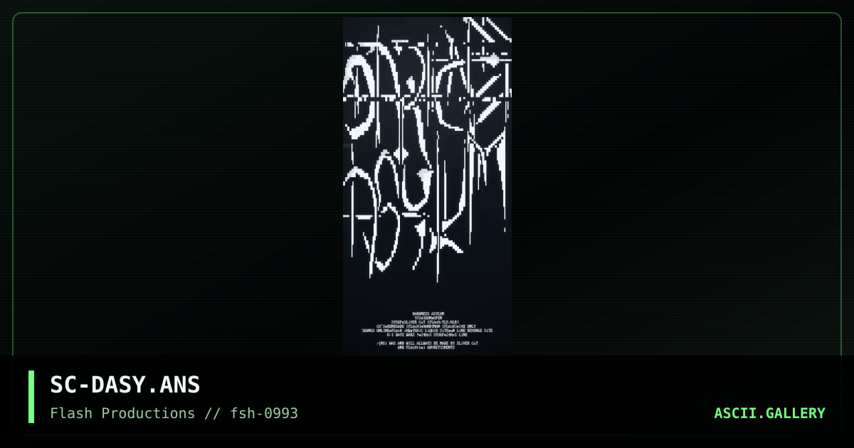 SC-DASY.ANS, by sliver cut, 1993