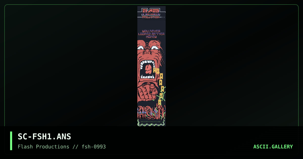 SC-FSH1.ANS, by sliver cut, 1993