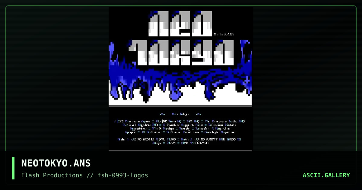 NEOTOKYO.ANS, by torlock, 1993