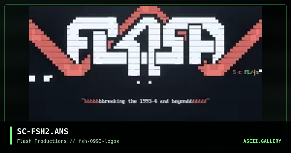 SC-FSH2.ANS, by sliver cut, 1993