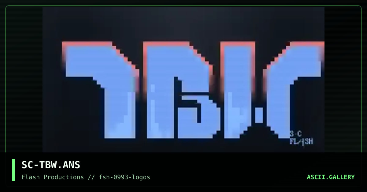 SC-TBW.ANS, by sliver cut, 1993