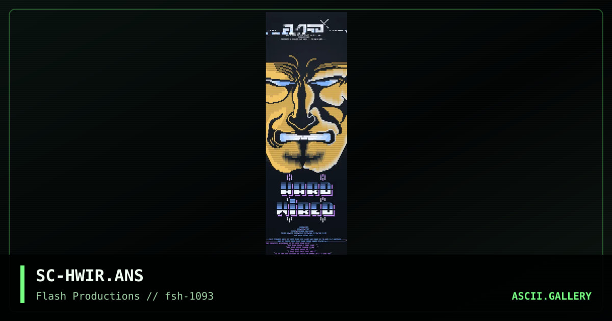 SC-HWIR.ANS, by sliver cut, 1993