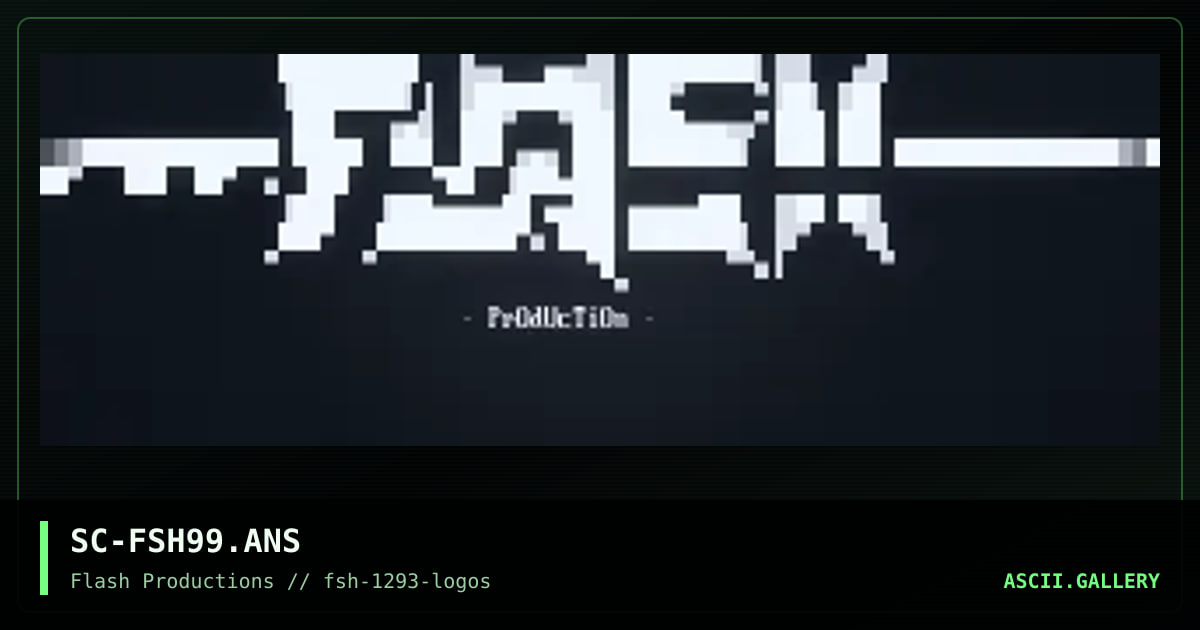 SC-FSH99.ANS, by sliver cut, 1993