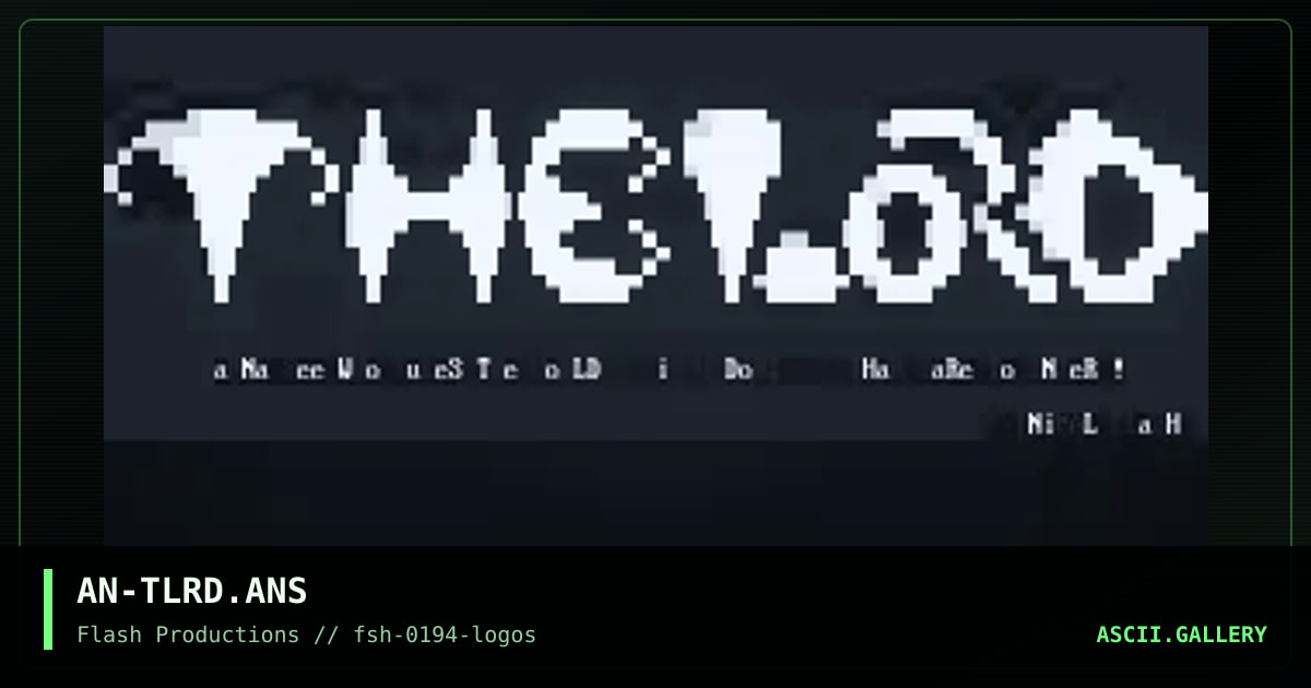 AN-TLRD.ANS, by animal, 1994