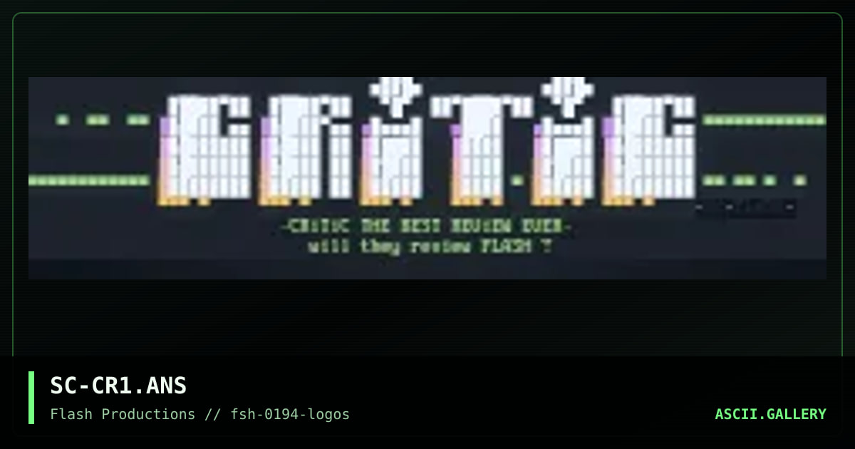 SC-CR1.ANS, by sliver cut, 1994