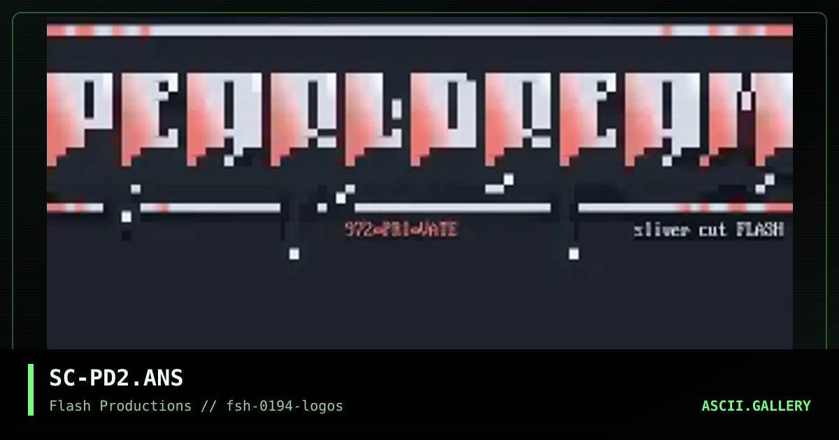 SC-PD2.ANS, by sliver cut, 1994