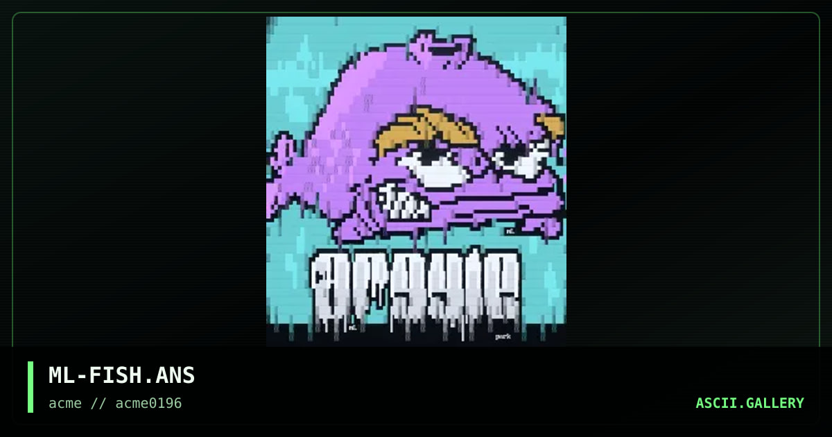 a big purple whale, by mortal, 1996