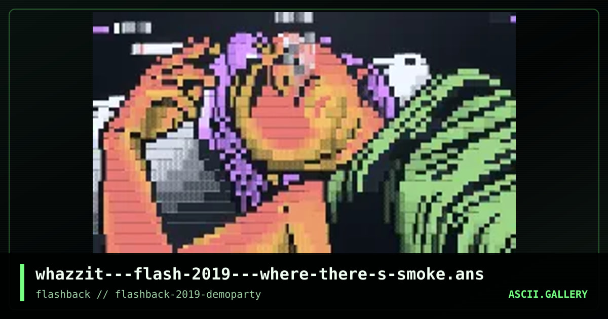 Where there's smoke, by whazzit, 2019