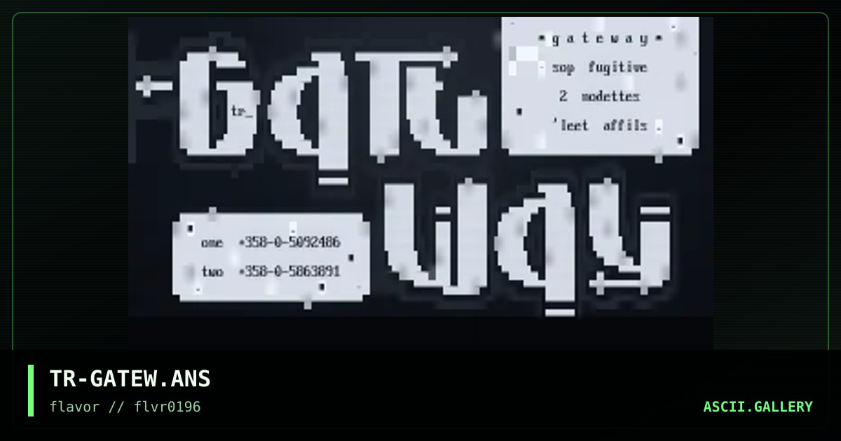 gateway, by tarot, 1996