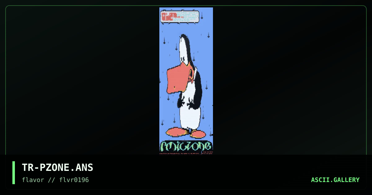panic zone, by tarot, 1996