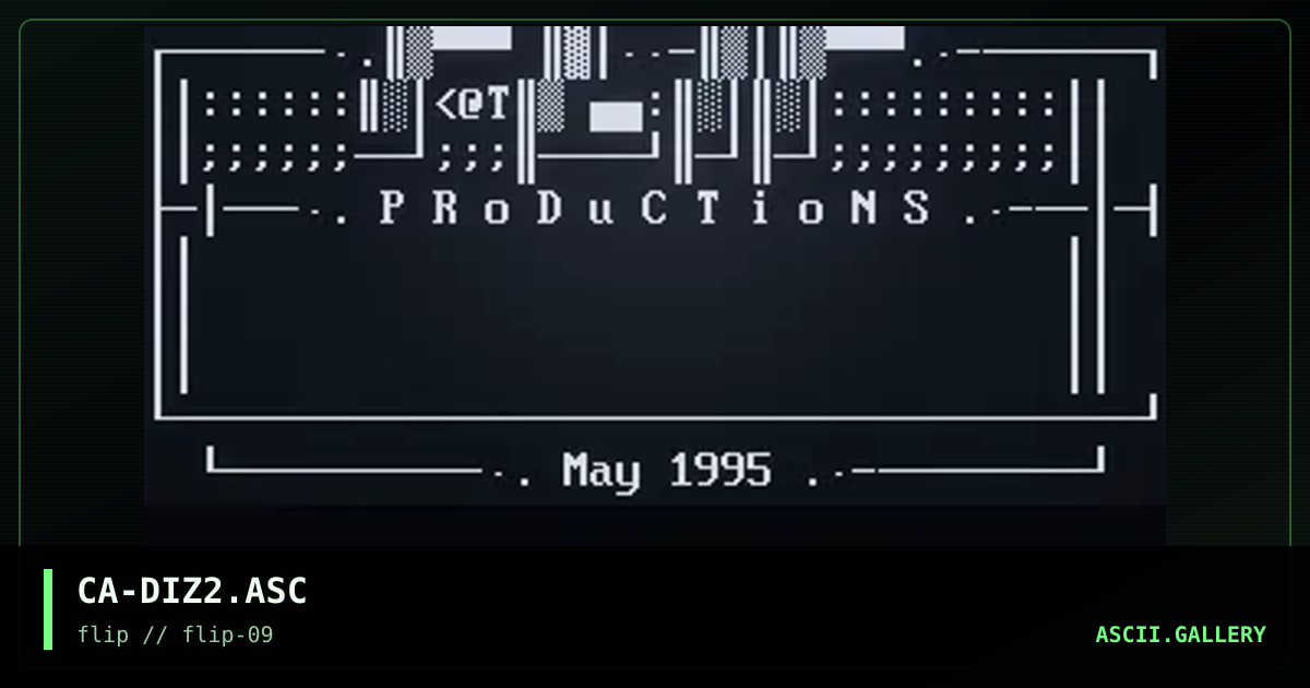 FLiP PRoDuCTioNS Muzak file_id.diz, by catastrophe, 1995