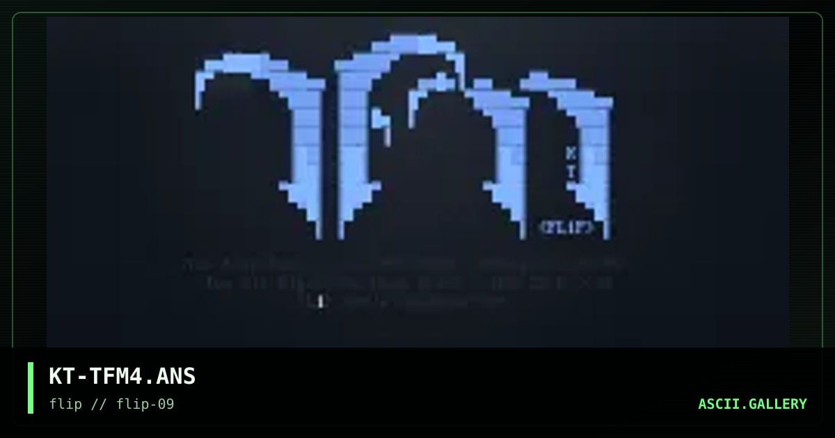 The Flip Mafia BBS [313], by kid terrific, 1995