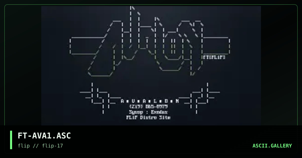 Avalon, by faust, 1996