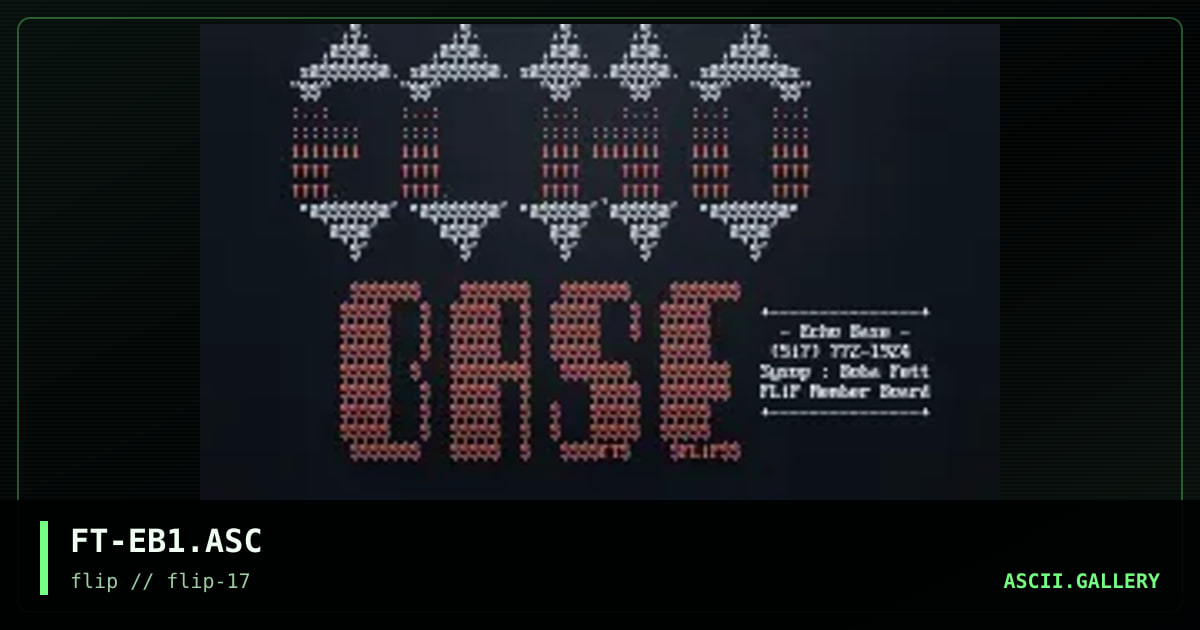 Echo Base, by faust, 1996