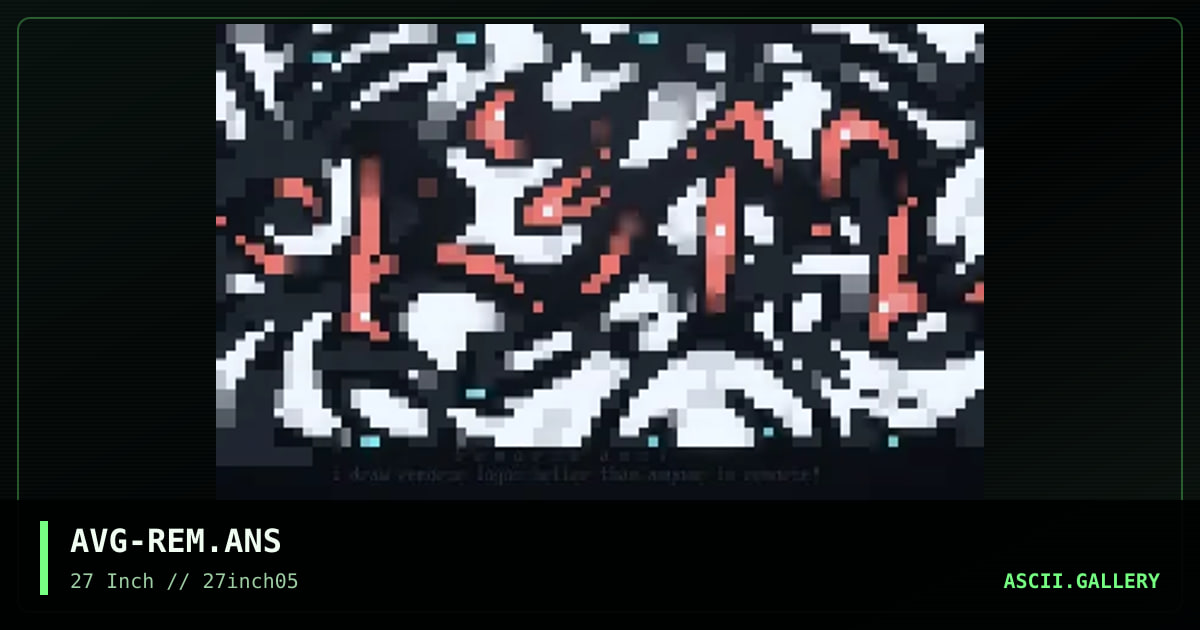 AVG-REM.ANS, by avenging angel, 2003