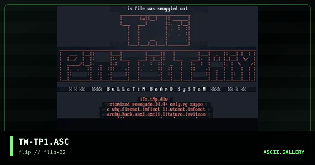 The Penitentiary Ansi Comment, by the warden, 1996