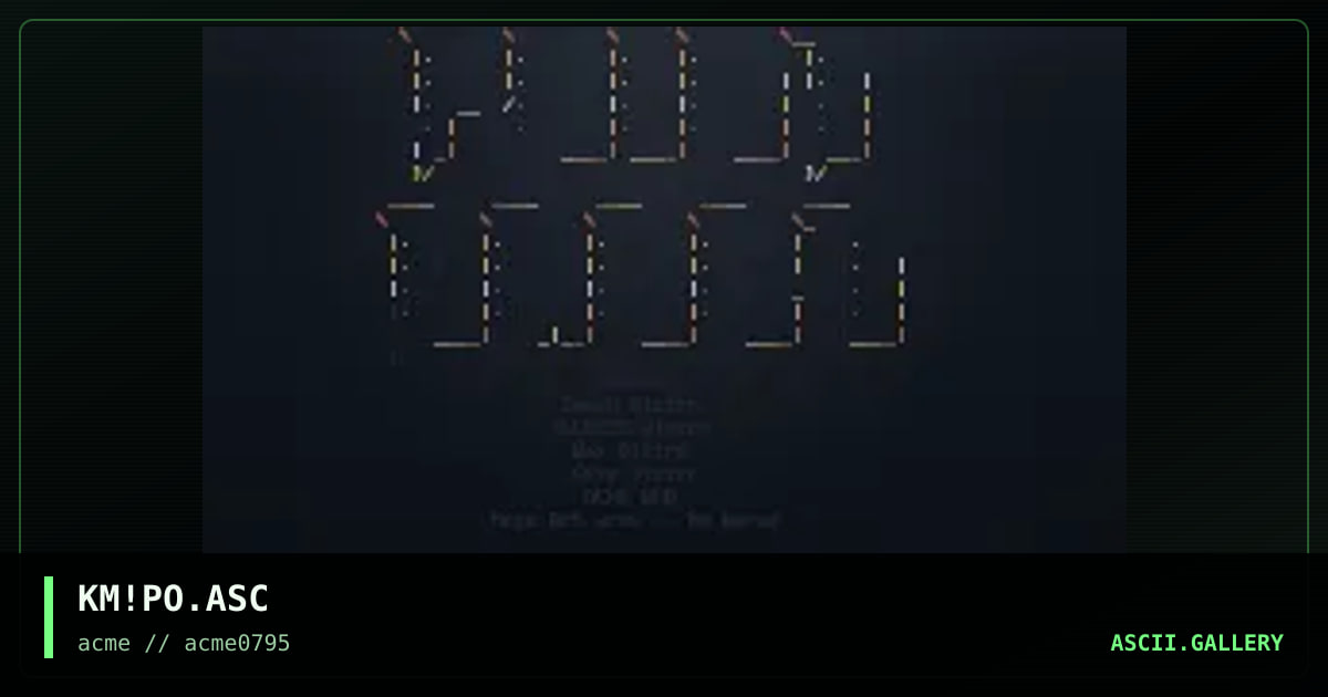 Point Omega, by kermur, 1995