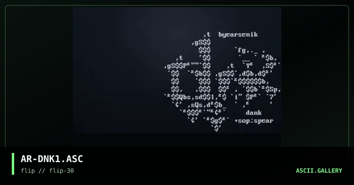 Dank, by arsenik, 1997